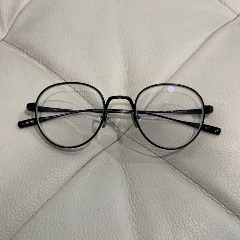 SALT. optics Al BS black matte titanium frames 50-22-145